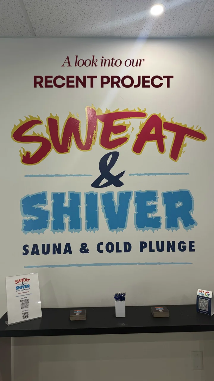 Thumbnail for Sweat & Shiver Signage Project